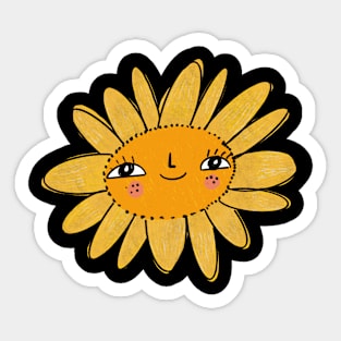 Sunflower Sticker